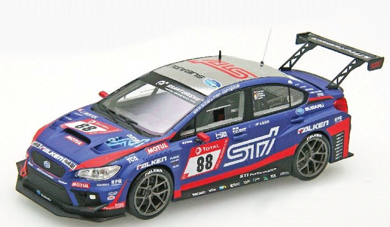 Ebbro New 1:43 Subaru WRX STI Nurburgring 24H 2019 #88
