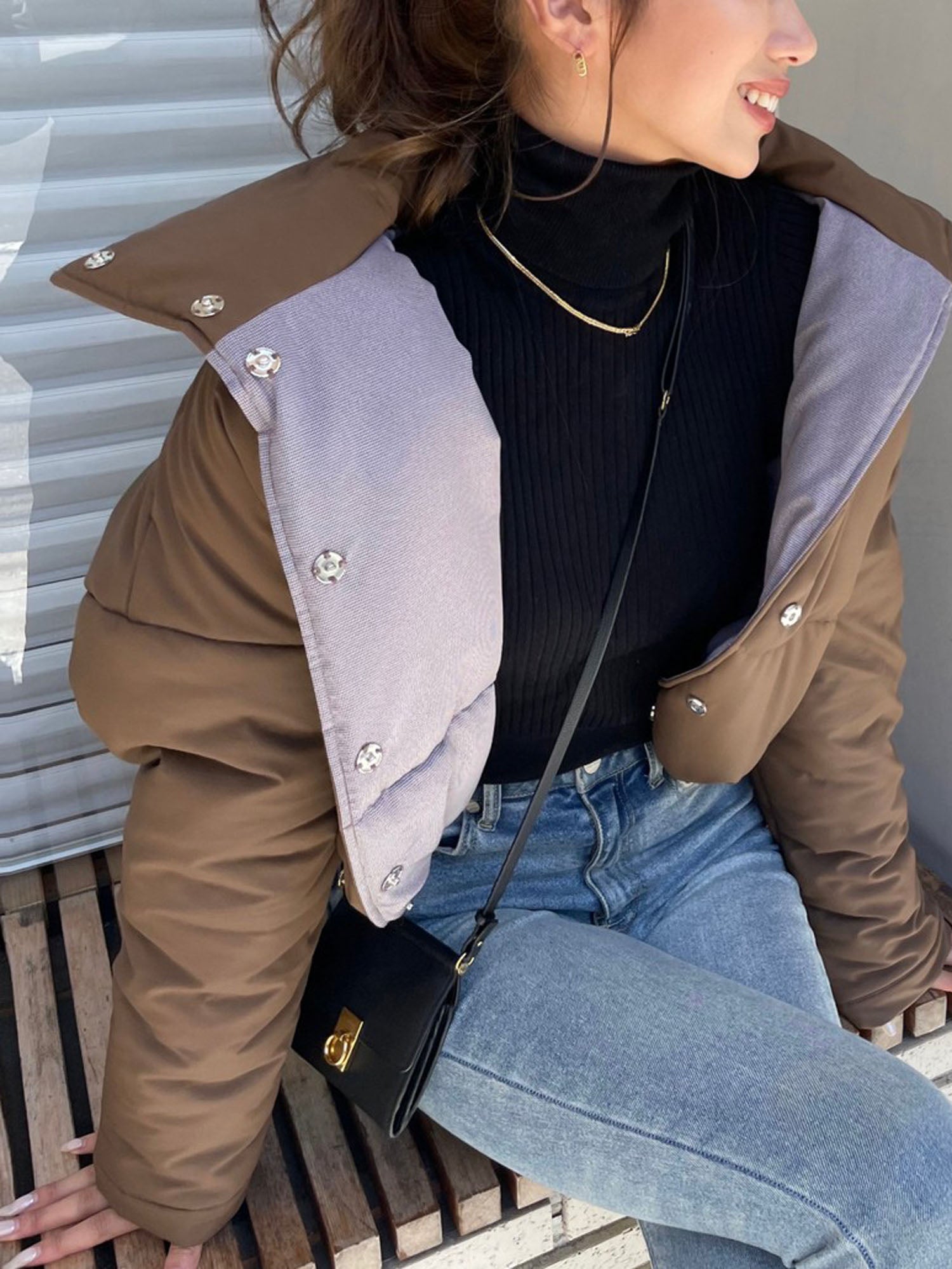 Inner pattern down jacket | DIANTÉ (ディアンテ)公式通販サイト