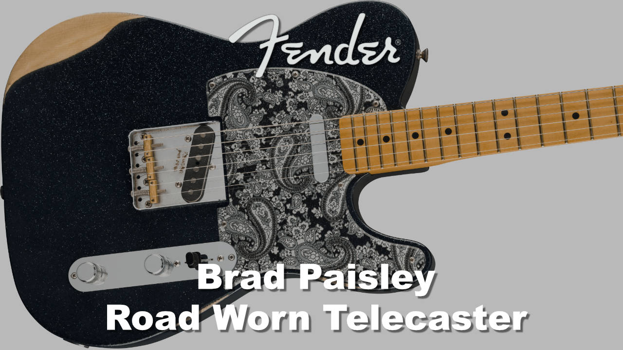 Fenderから「Brad Paisley Road Worn Telecaster」が発売！