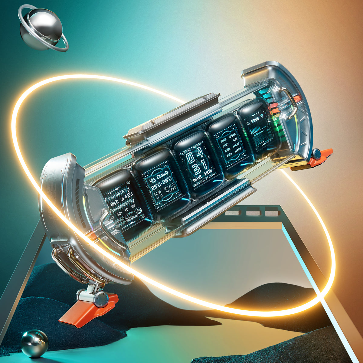 Divoom Times Gate | Pixel Art Informative Display