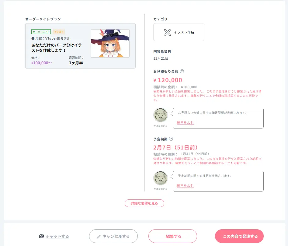 nizimaでオーダーメイドを受けてみよう！ | nizimaでできること