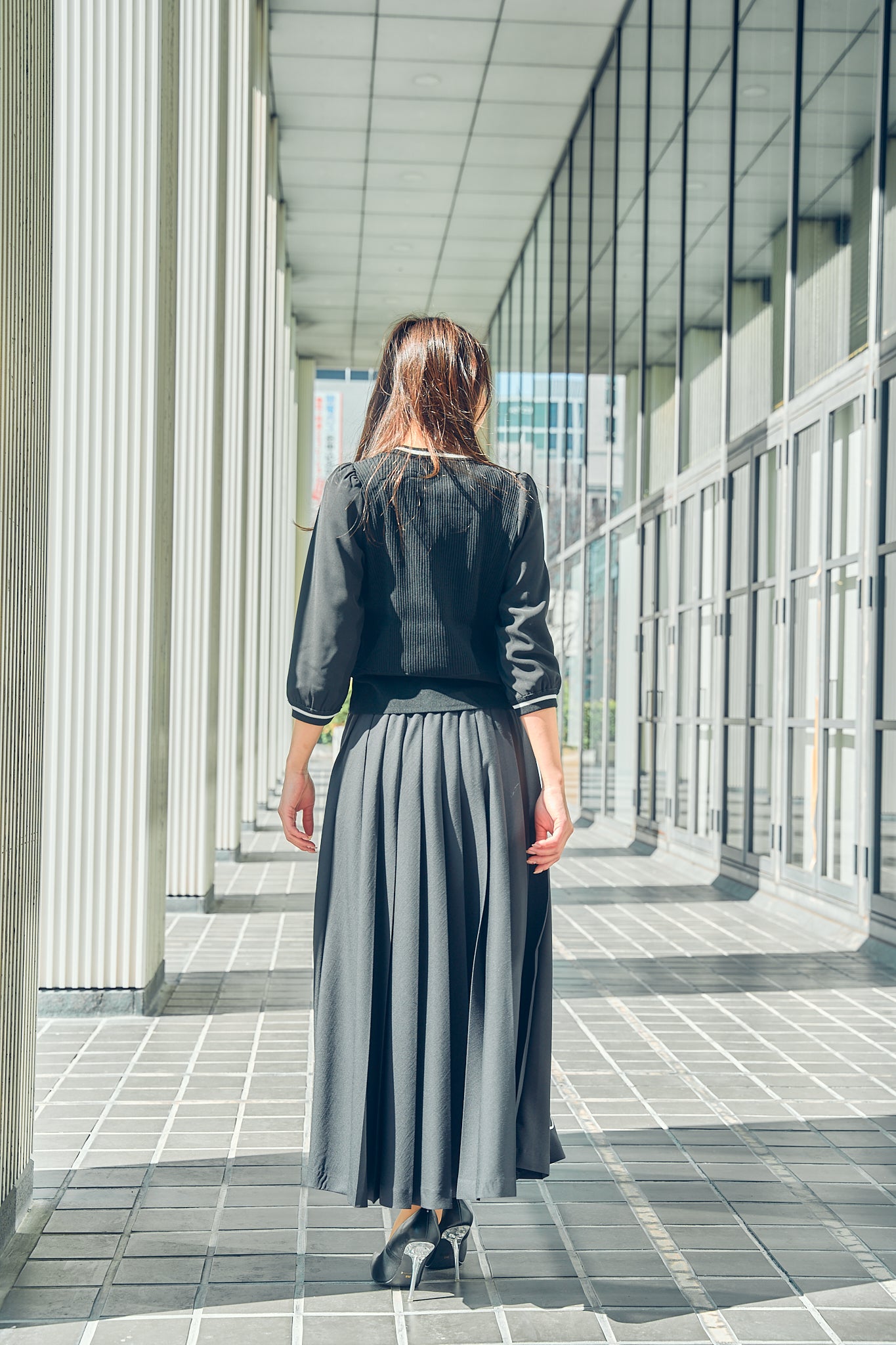 刺繍プリーツスカート – DOS DIOSAS