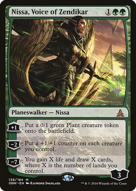 SDCC)Nissa Voice of Zendikar(Eric Deschamps)(F)/ゼンディカーの代弁