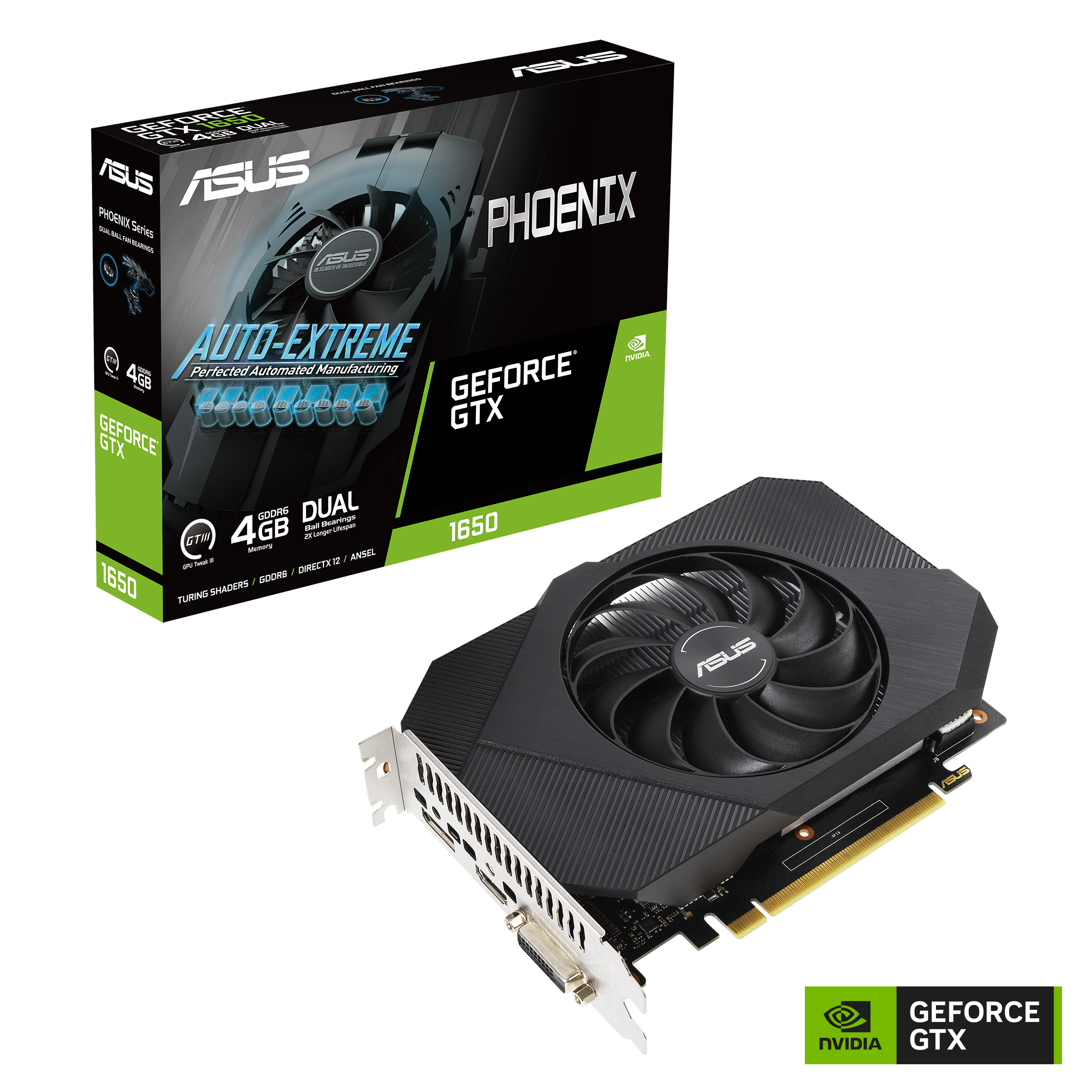 ASUS Phoenix GeForce® GTX 1650 4GB GDDR6 V2 | Graphics Card | ASUS