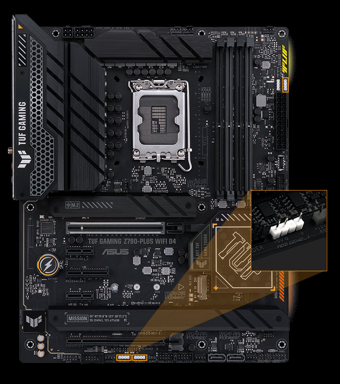 TUF GAMING Z790-PLUS WIFI D4 | motherboards | ASUS SE