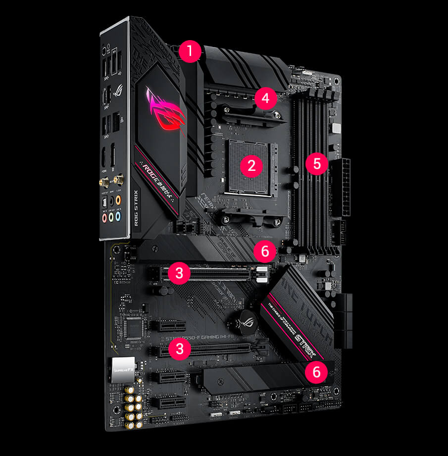 ROG STRIX B550-F GAMING (WI-FI) | Motherboards | ROG Global