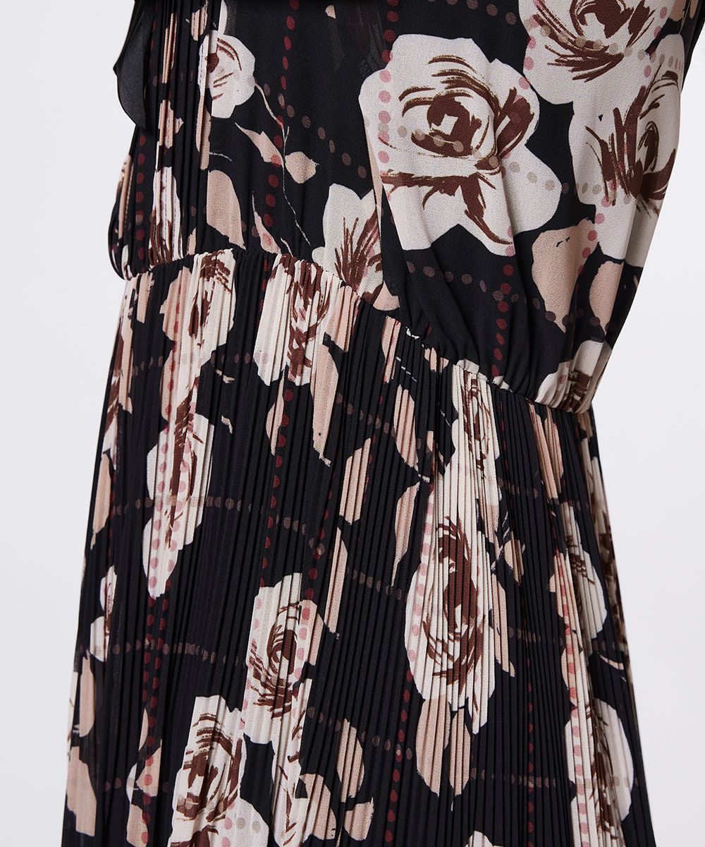 CORCOVADO / Polyester Chiffon ボウタイリボンドレス CORCOVADO Night