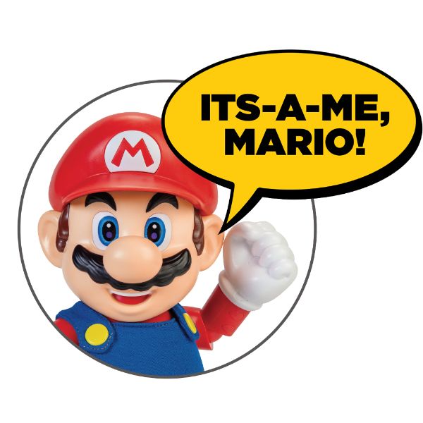 dショッピング |スーパーマリオ トーキングフィギュア IT'S-A ME,MARIO