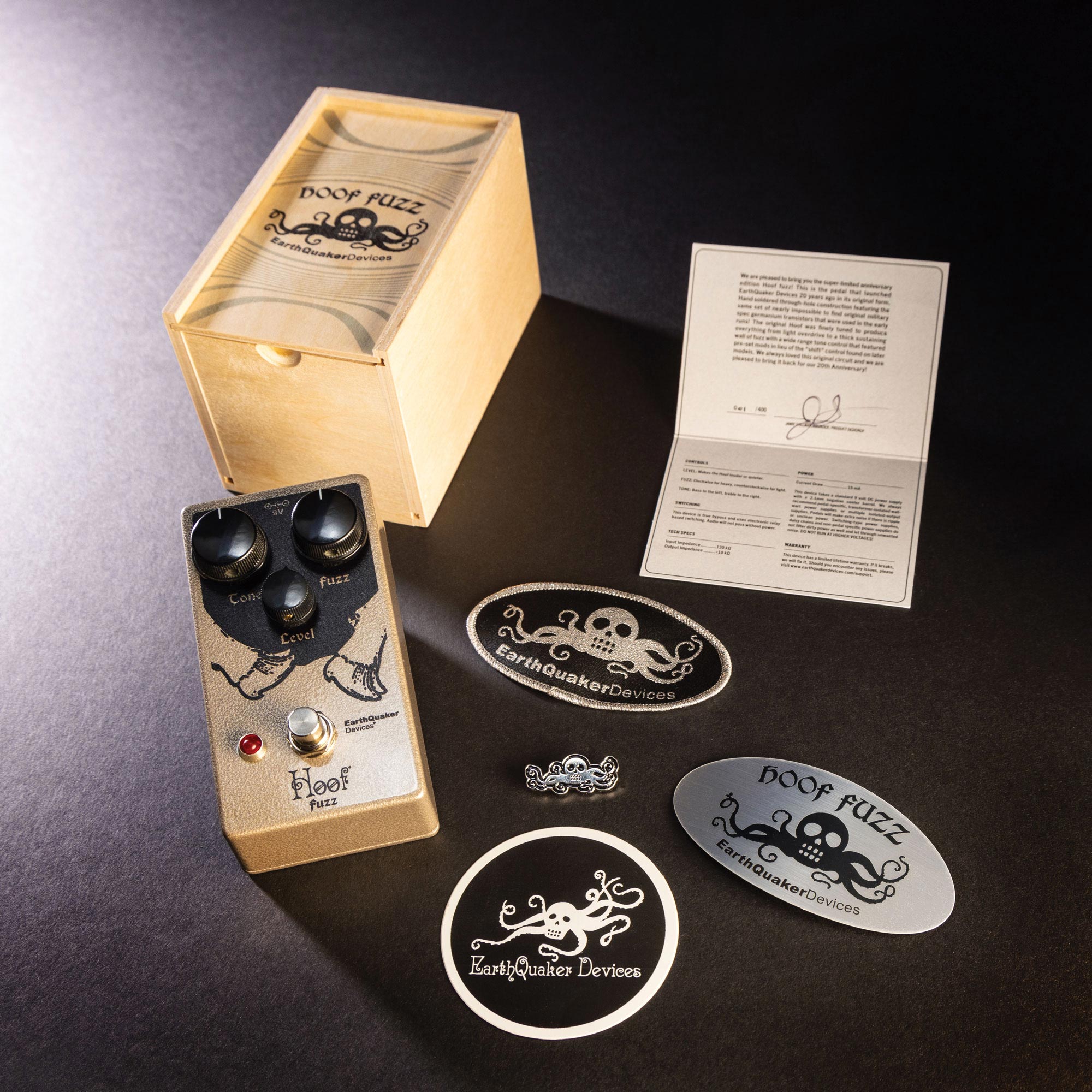EarthQuaker Devices Hoof Fuzz 20th Anniversary Edition