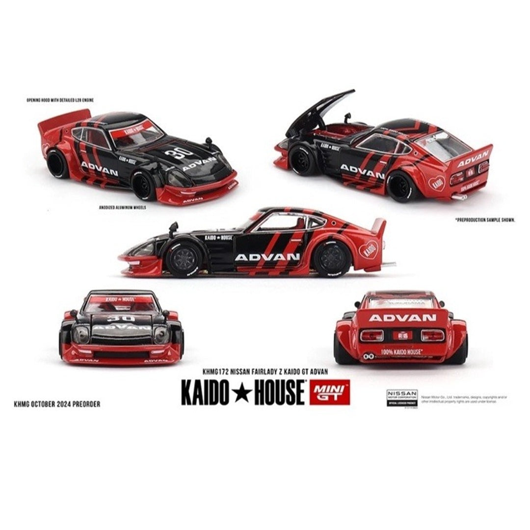Kaido House * Mini GT #172 Nissan Fairlady Z Kaido GT ADVAN| Dream