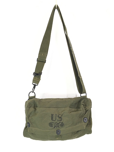 雑貨 古着 40s 米軍 US ARMY コットン キャンバス ガスマスク