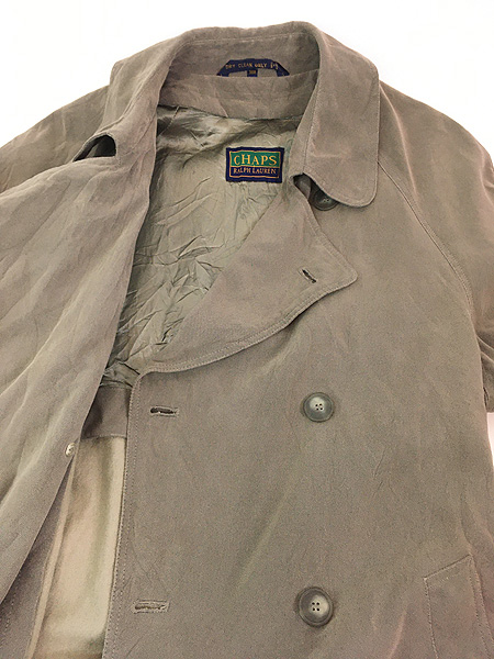 最終売り尽し】古着 90s CHAPS Ralph Lauren ダブルブレスト トレンチ