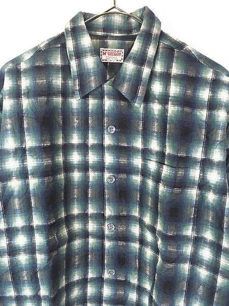 古着 Deadstock!! 50s USA製 McGREGOR 好配色 オンブレ シャドー