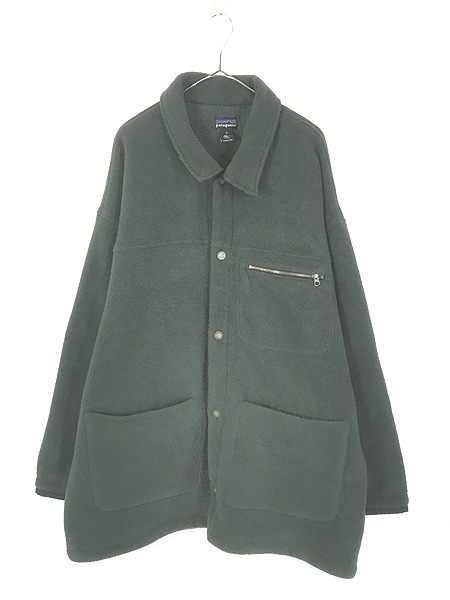 古着 90s USA製 Patagonia 名作 シンチラ フリース シャーリング