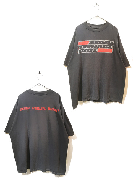 古着 90s ATARI TEENAGE RIOT 「Burn Berlin Burn!」 デジタル