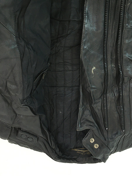 古着 80s Harley Davidson × Hein Gericke パデッド レザー シングル