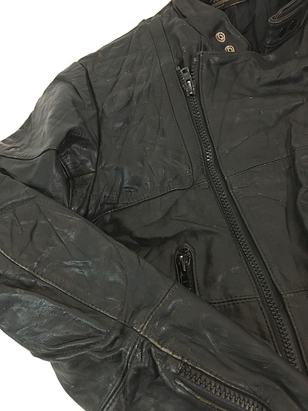古着 80s Harley Davidson × Hein Gericke パデッド レザー シングル