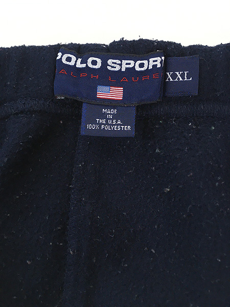 古着 90s USA製 POLO SPORT Ralph Lauren 「P」 ロゴ 刺しゅう