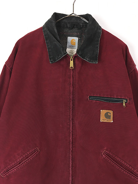 古着 00s USA製 Carhartt 裏地 チェック ブランケット CRI チェリー