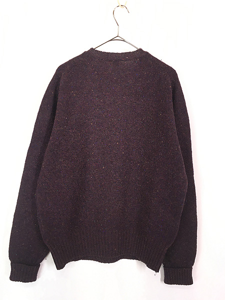 古着 70-80s Ireland製 LL Bean ネップ シェットランド ウール ニット