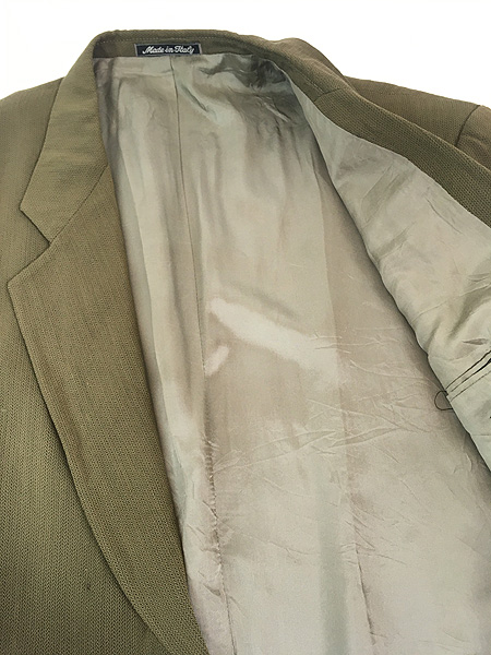 古着 90s Italy製 EMPORIO ARMANI 上質 レーヨン ウール テーラード