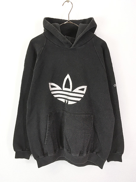 古着 90s USA製 adidas BIG トレフォイル 刺しゅう ラグラン