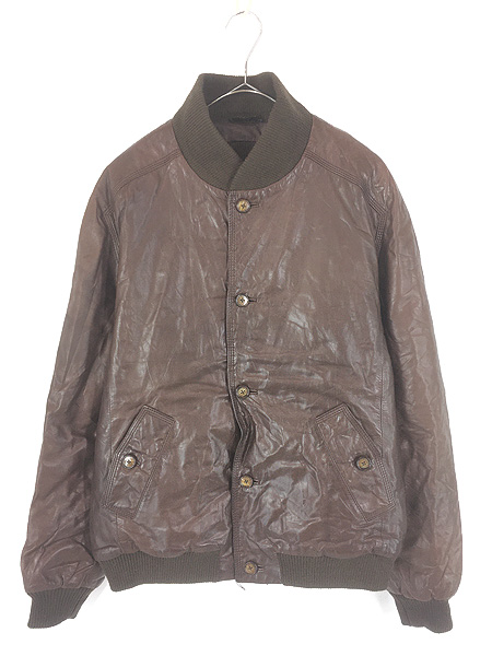 古着 80s Christian Dior Monsieur Sport ニット 襟 & ライナー 本革