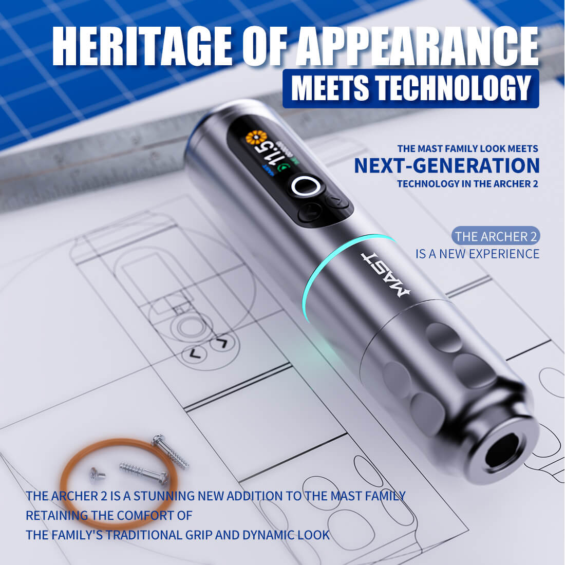 タトゥーマシンMAST ARCHER2 アートツール