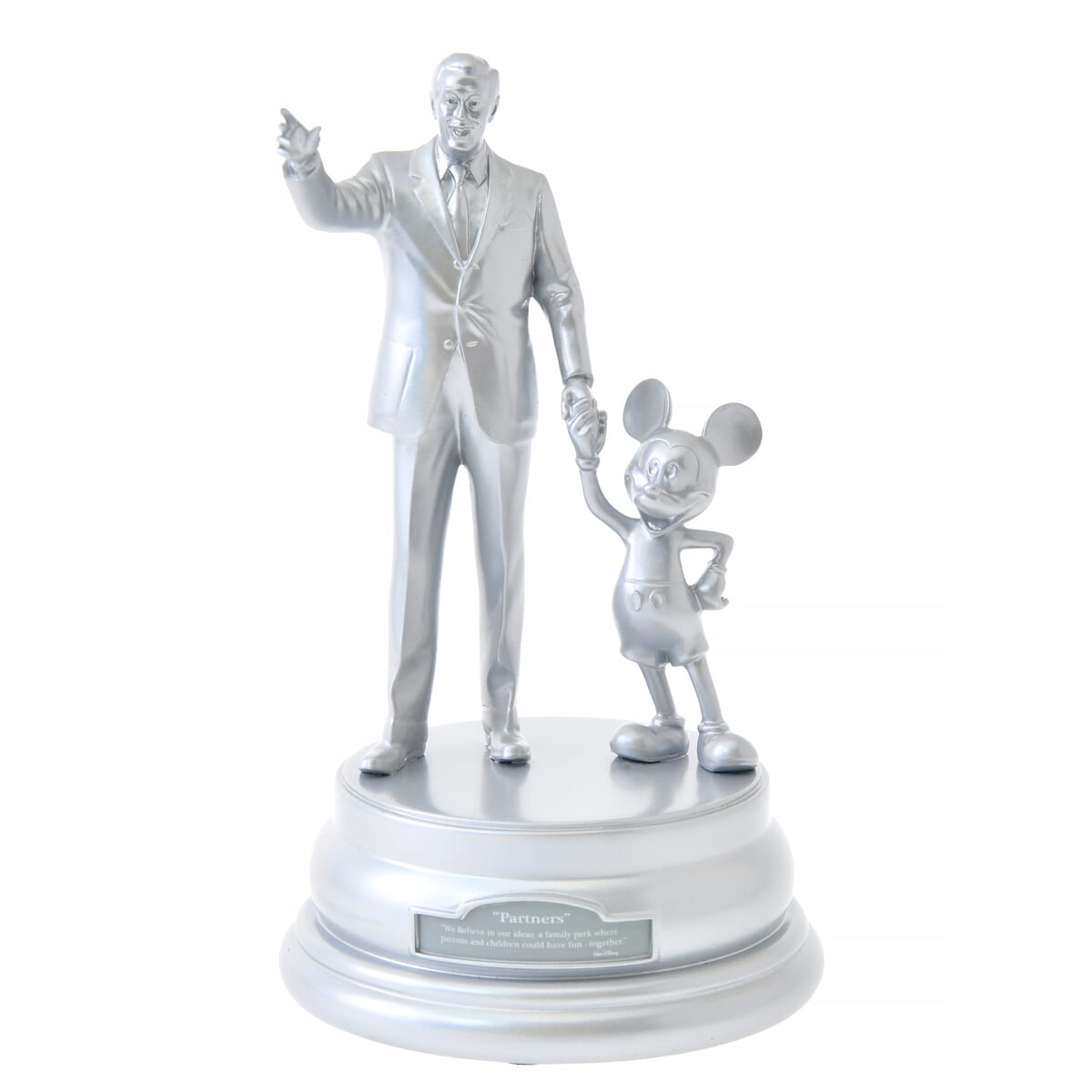ウォルト・ディズニーとミッキーの“パートナーズ像”デザイン