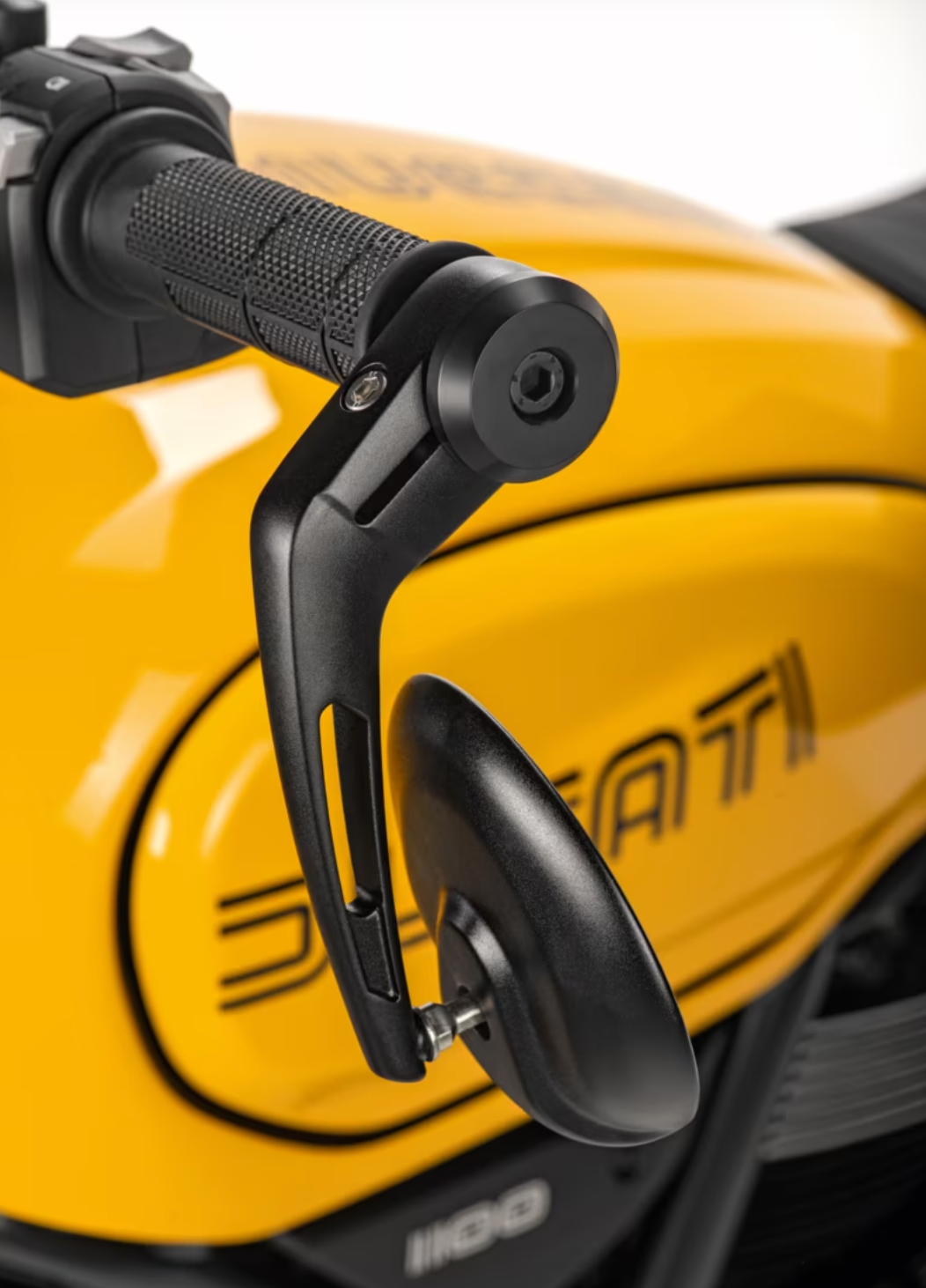 DUCATI ハンドルバー リアビューミラー 右側 左側 Scrambler
