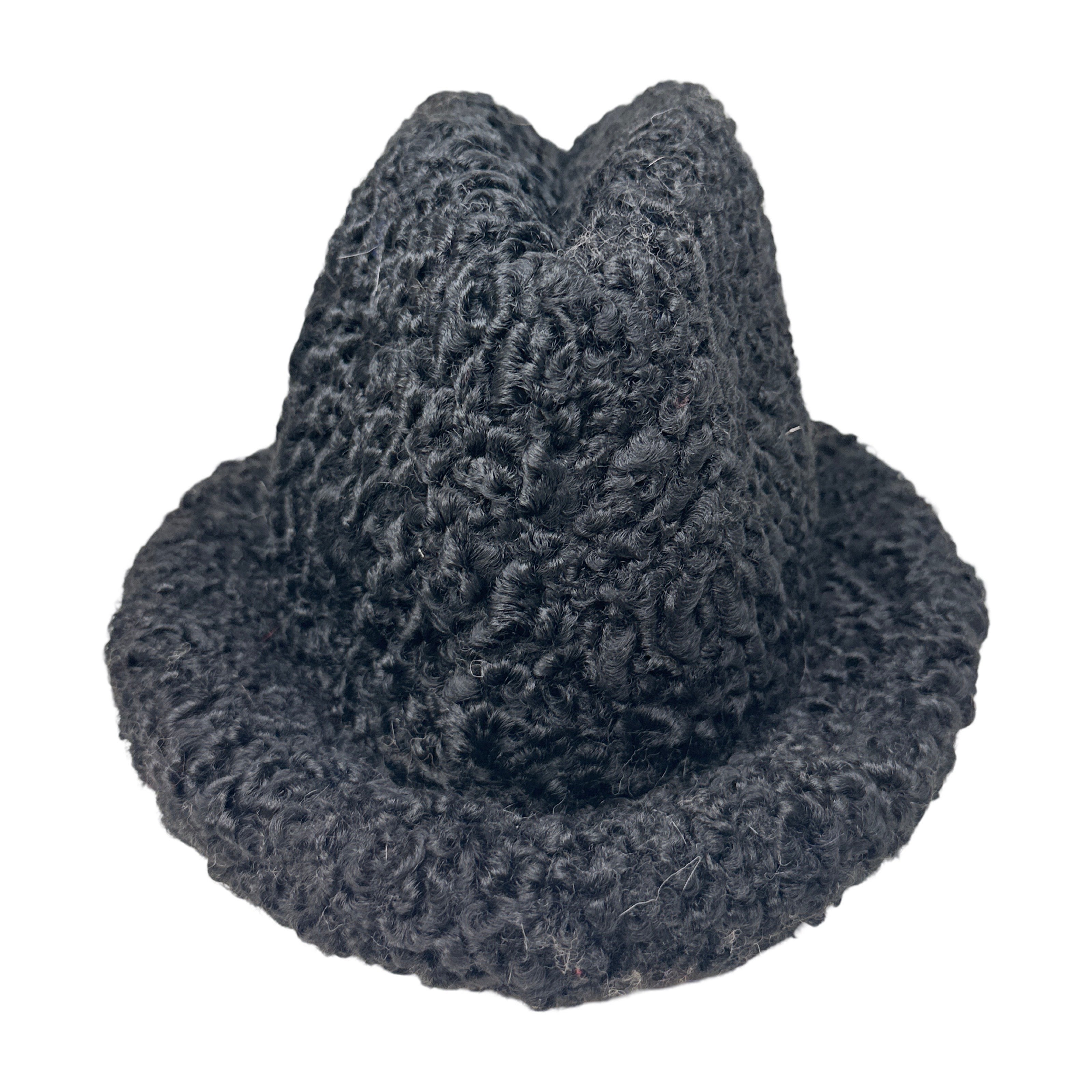 Kashani Black Persian Lamb Fur Top Hat – Dudes Boutique