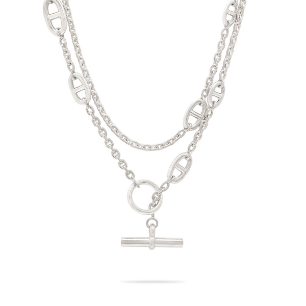 未使用] エルメス シェーヌダンクル H104569B ネックレス J420367