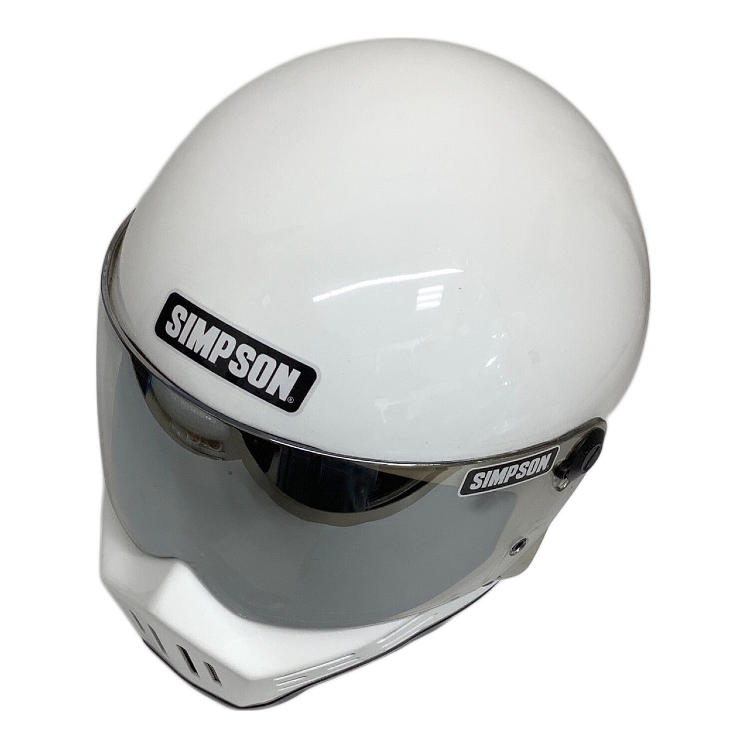 NORIX フルウフェイスヘルメット M30 ホワイト SIMPSON PSCマーク