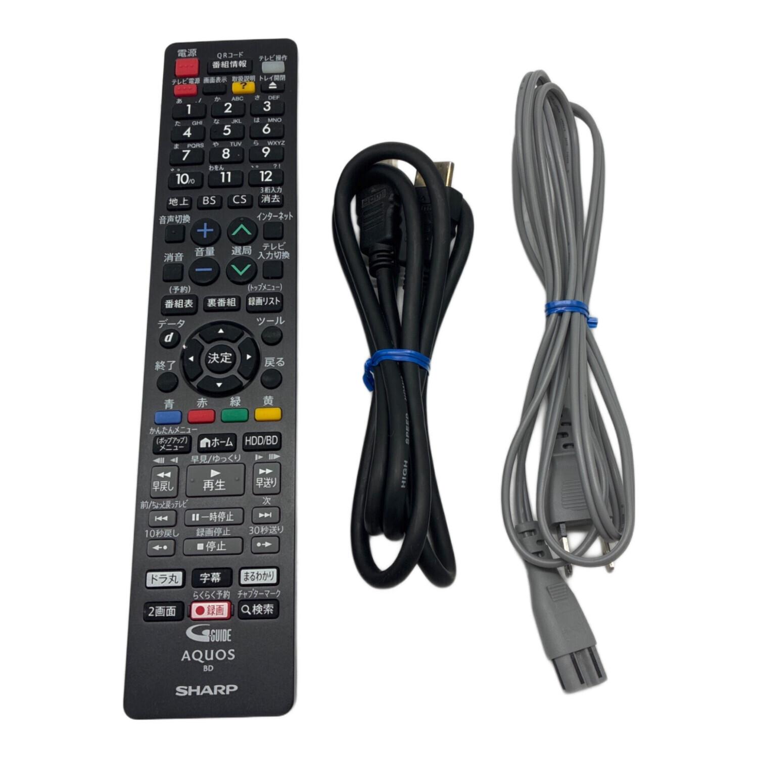 SHARP (シャープ) AQUOS Blu-rayレコーダー BD-NW1000 2016年製