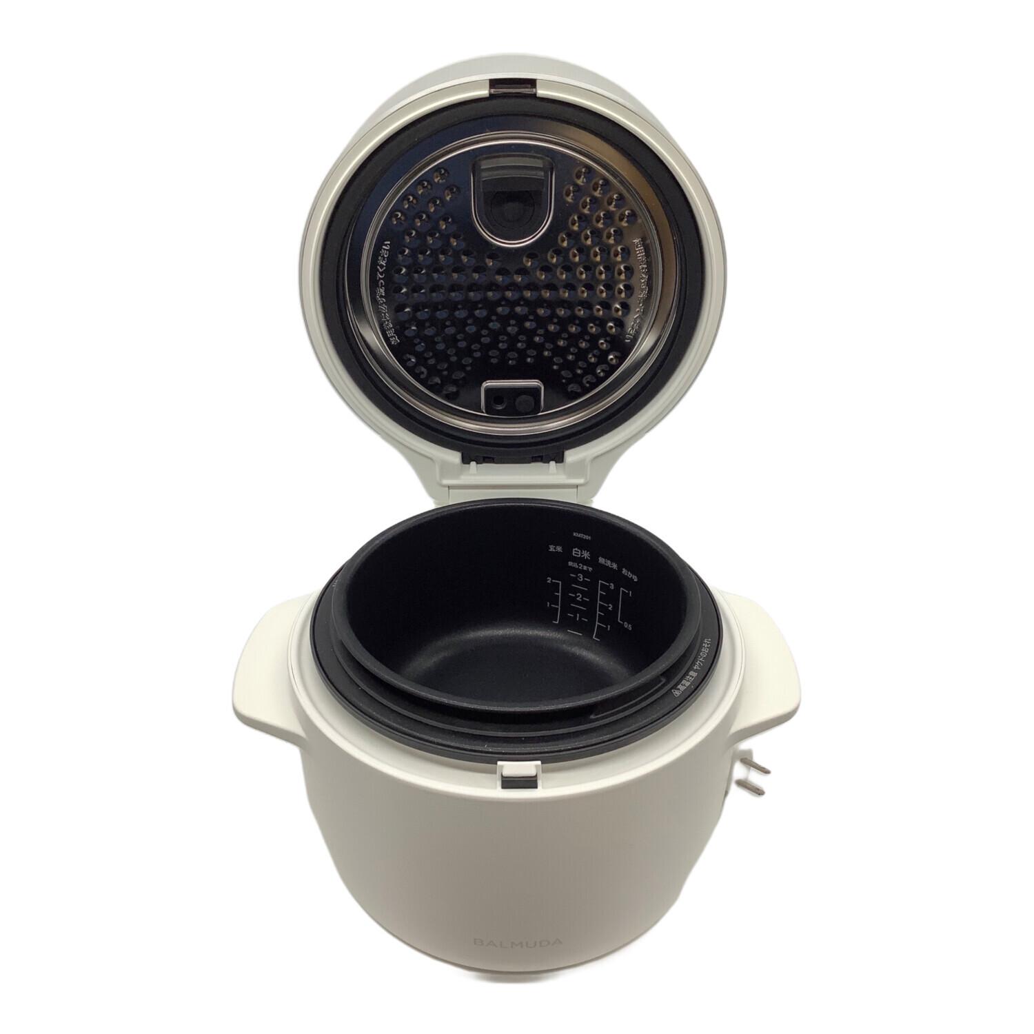 BALMUDA (バルミューダ) The Gohan K03A ホワイト 炊飯器｜トレファク