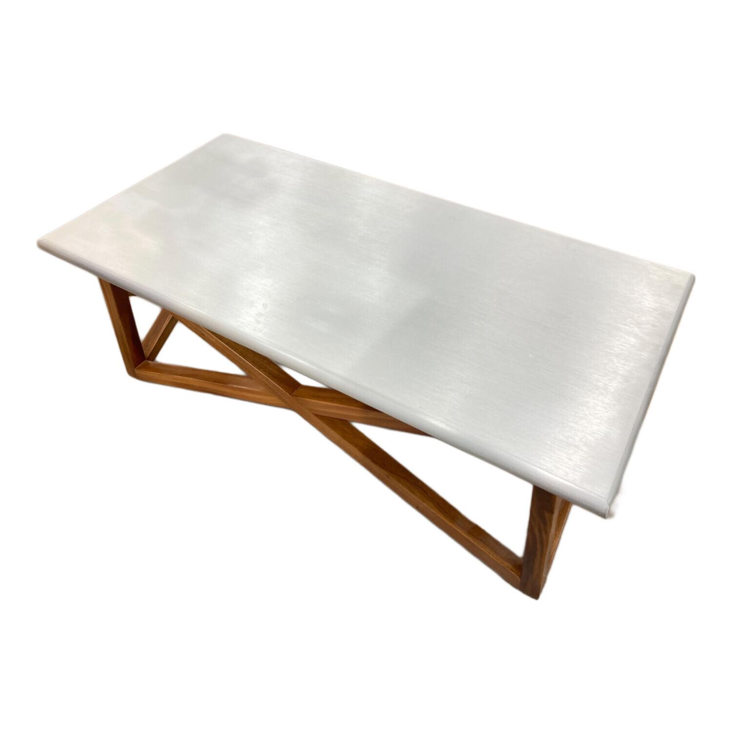 WTW (ダブルティー) コーヒーテーブル ホワイト×ナチュラル 104