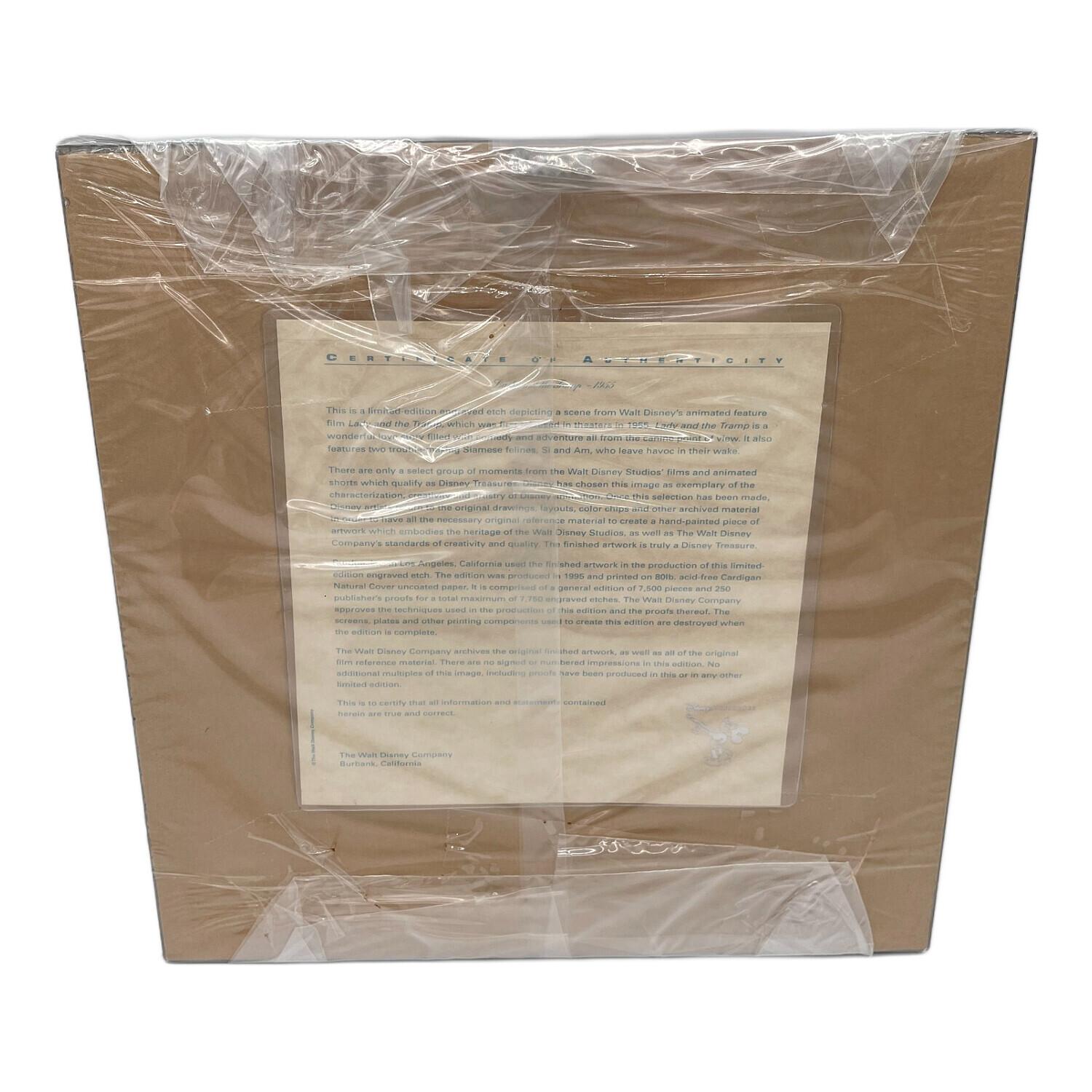 DISNEY (ディズニー) サイとアム わんわん物語 アートフレーム