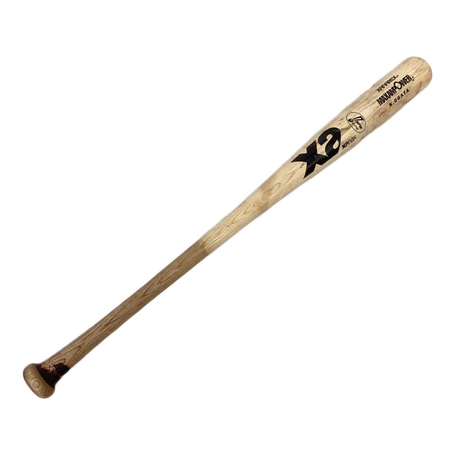 xanax (ザナックス) 硬式バット 実使用バット NPBマーク 緒方 孝市【9