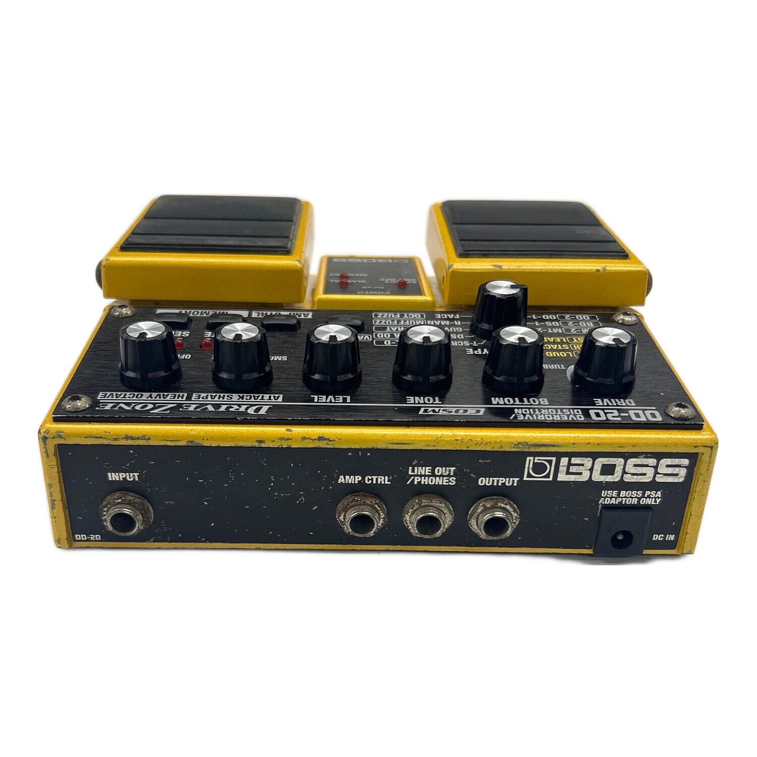 BOSS (ボス) OVERDRIVE/DISTORTION DRIVE ZONE OD-20 台湾製