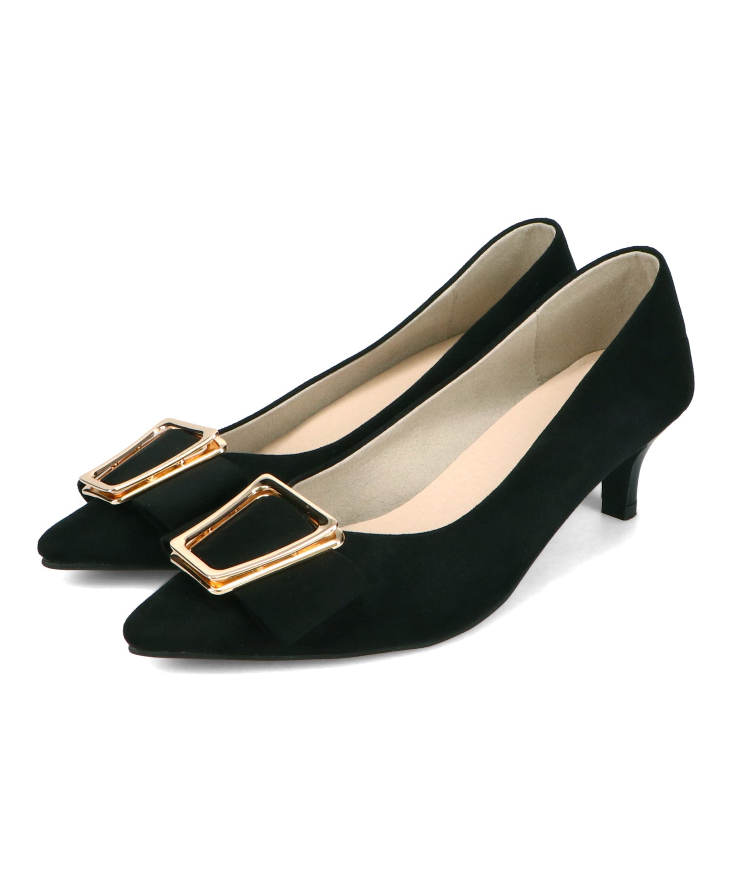 カタログ掲載アイテム】2wayリボンモチーフヒールパンプス/52312