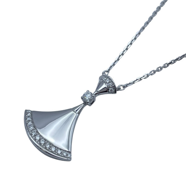 ブルガリ BVLGARI ディーヴァネックレス ホワイトゴールド 750