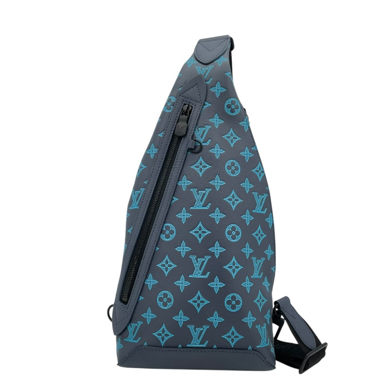 ルイ・ヴィトン LOUIS VUITTON デュオ・スリングバッグ M46562 ブルー