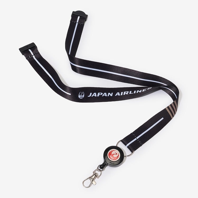 JALオリジナル] ネックストラップ パイロット リール付き: JAL