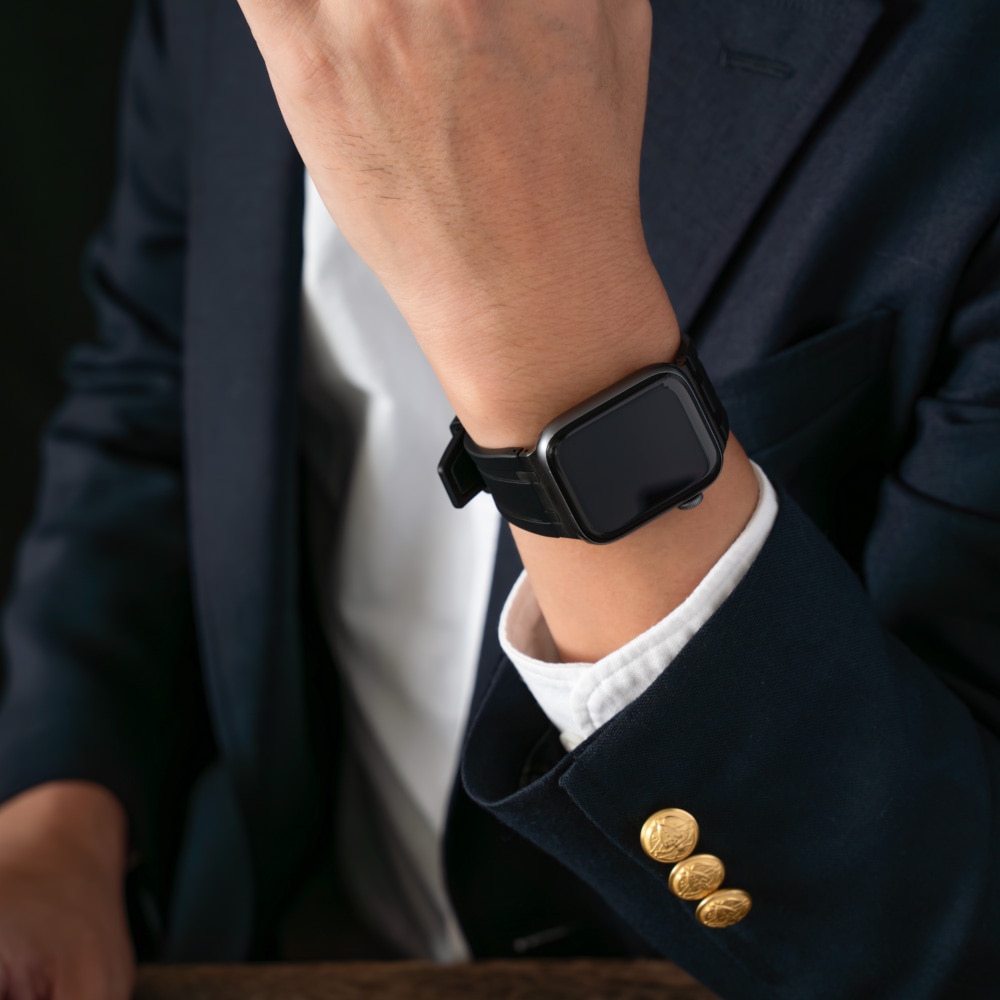 Apple Watch（42／44／45／46／49mm）用 タクティカルシリコンラバー