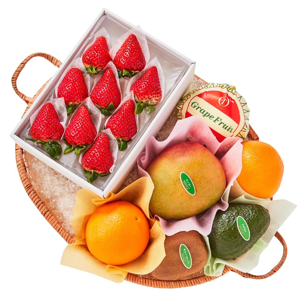 新宿高野 さくらももいちご9バスケットB #29100: 新宿高野｜JAL Mall