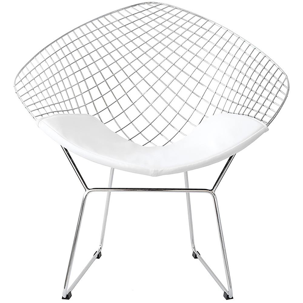 ハリー・ベルトイア ダイヤモンドチェア PCK-021N WH 組立必要【直送品