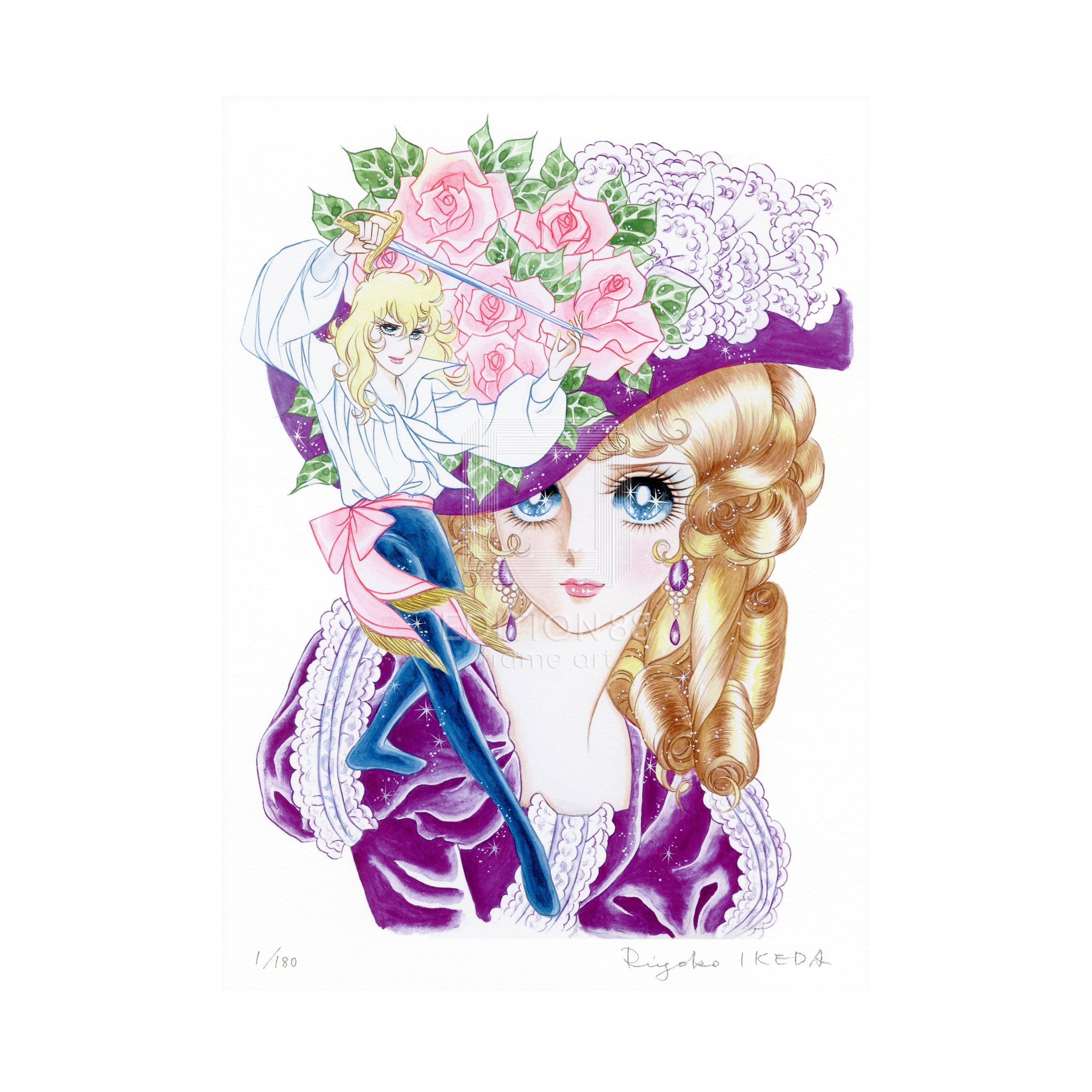 ベルサイユのばら」88グラフ15 / 池田理代子（直筆サイン入り / 限定