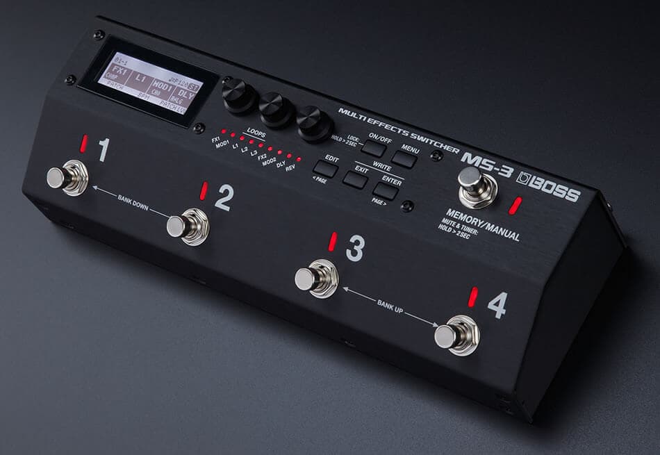 BOSS MS-3 - マルチエフェクター + プログラマブルスイッチャーの一