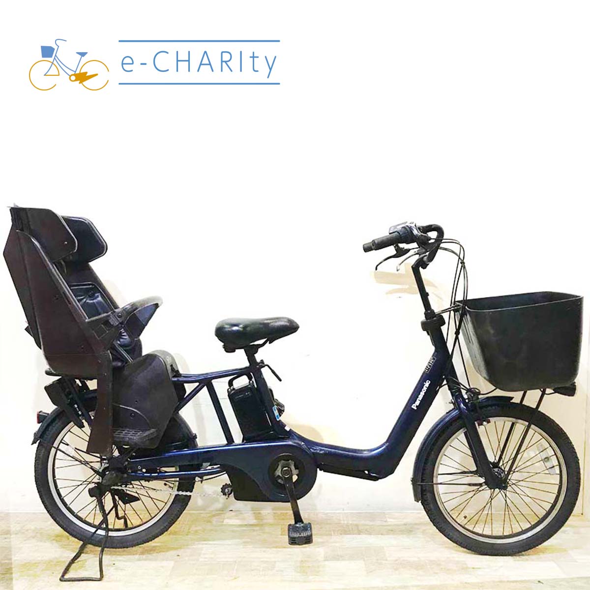 中古パナソニック ギュット・アニーズ 電動自転車が格安！子供乗せ