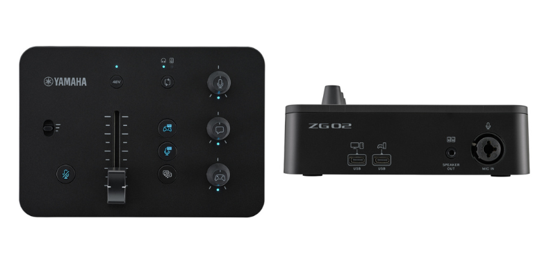 YAMAHA からゲームストリーミングオーディオミキサー『ZG02』が1/31